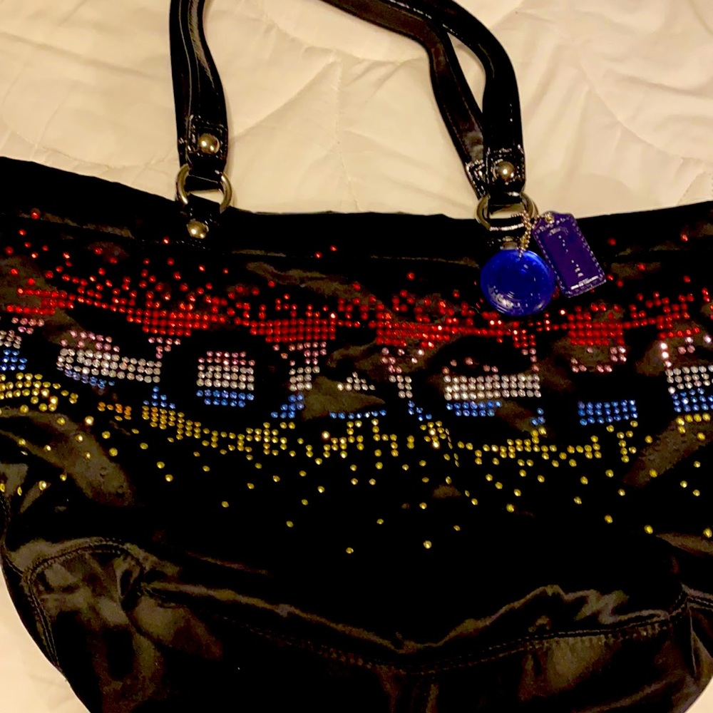 Coach Sequin Bling Tote